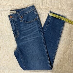 Madewell, 10-inch High Rise, Skinny Crop, Size 25 Petite